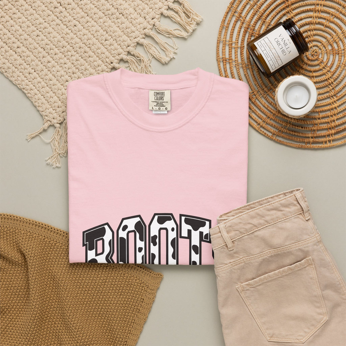 Varsity Cow Print T-Shirt Western Outdoors Gift Women Strong T-Shirt Cowhide T-Shirt Rodeo Fan Country T-Shirt Wilderness Graphic Old School