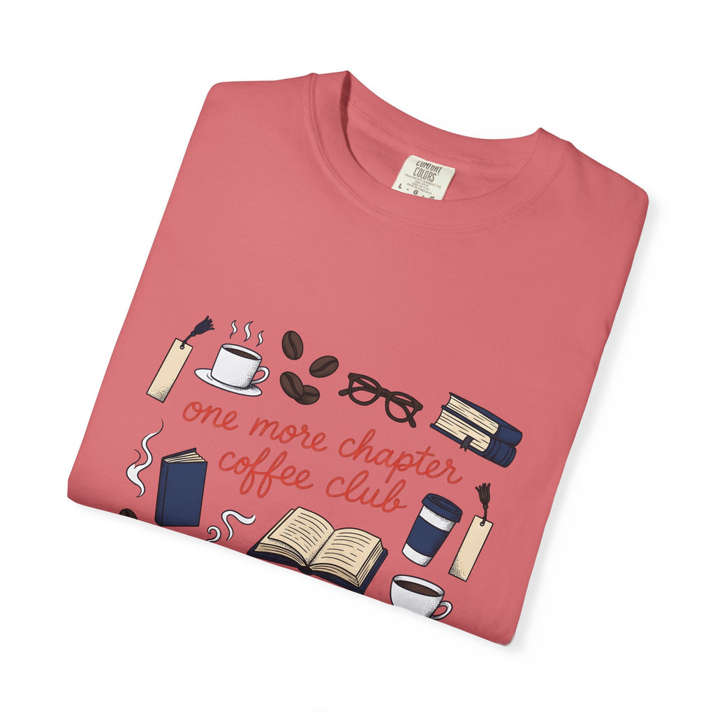 Coffee Books T-Shirt Coffee Bookworm Gift Women Hand Drawn T-Shirt Book T-Shirt Coffee Fan Illustrated T-Shirt Reader Graphic Vintage Eyeglasses