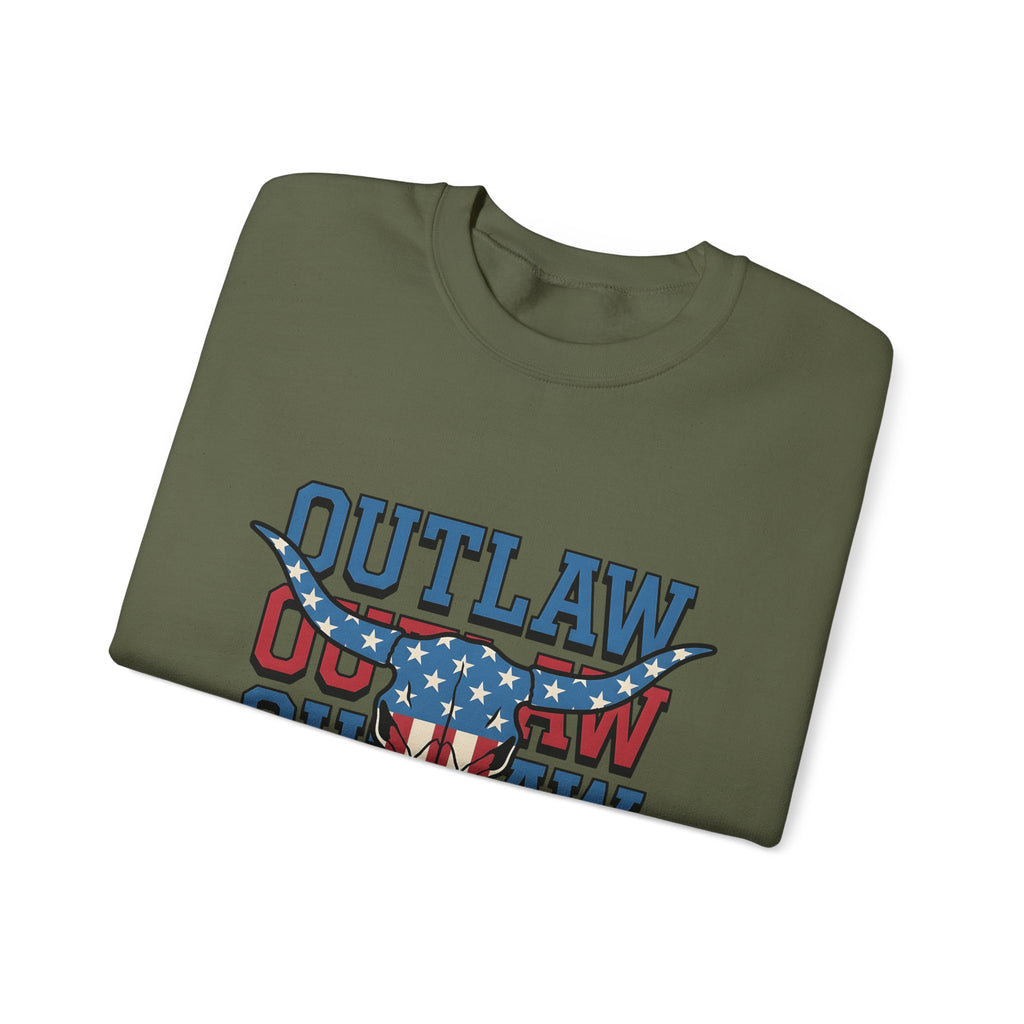 Steer Skull Sweatshirt America Ranch Gift Women Freedom Sweatshirt Cow Skull Sweatshirt American Enthusiast Western Graphic Heritage Star Patterns Sweatshirt