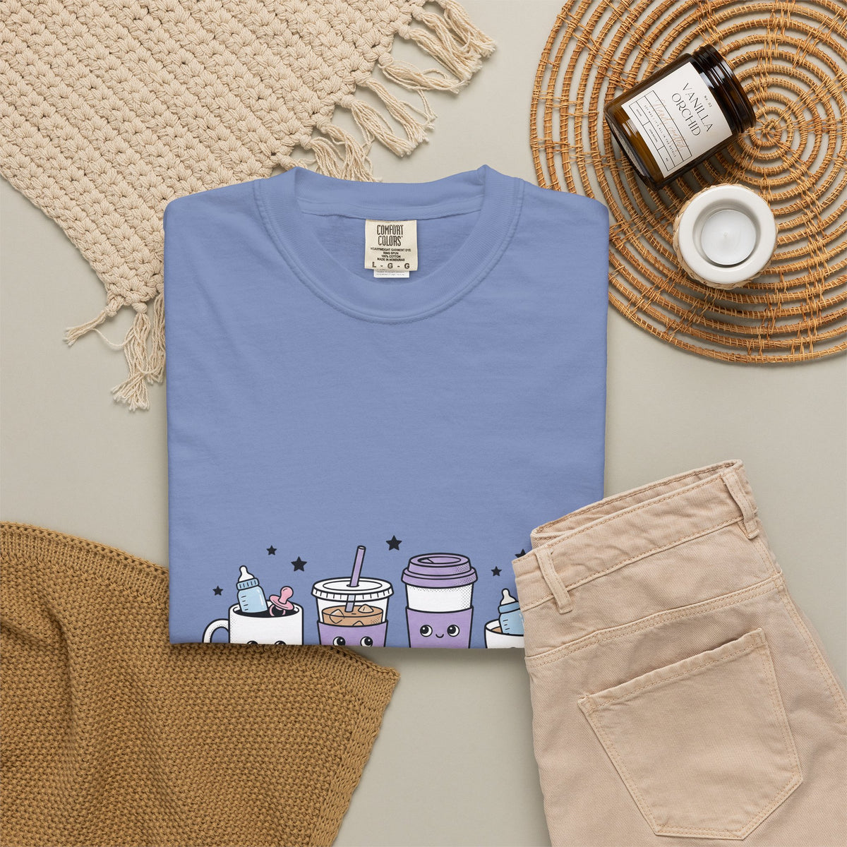 Adorable Coffee T-Shirt T-Shirt Nurse Espresso Gift Women Chibi T-Shirt Coffee Cup T-Shirt Healthcare Enthusiast Cartoon T-Shirt Coffee Graphic Sketch