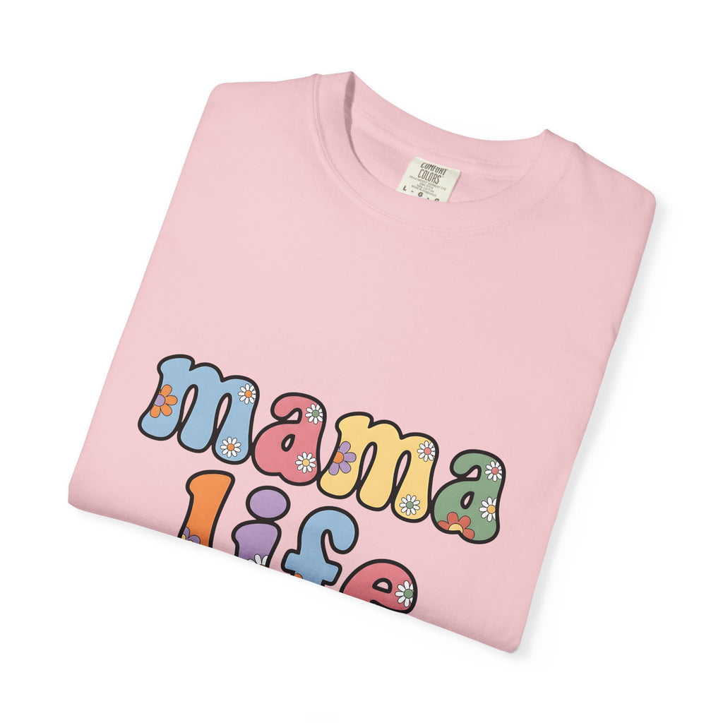 Bloom Typography T-Shirt Moms Relatives Gift Women Boho T-Shirt Typography T-Shirt Motherhood Enthusiast Bohemian T-Shirt Family Graphic Classic