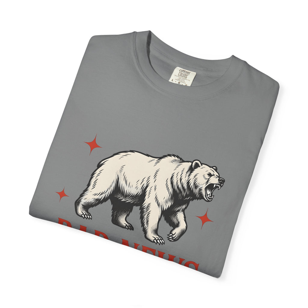 Grizzly Bear T-Shirt Bear Animal Gift Women Vintage T-Shirt Ursa T-Shirt Bear Fan Grizzly Graphic Retro Star T-Shirt