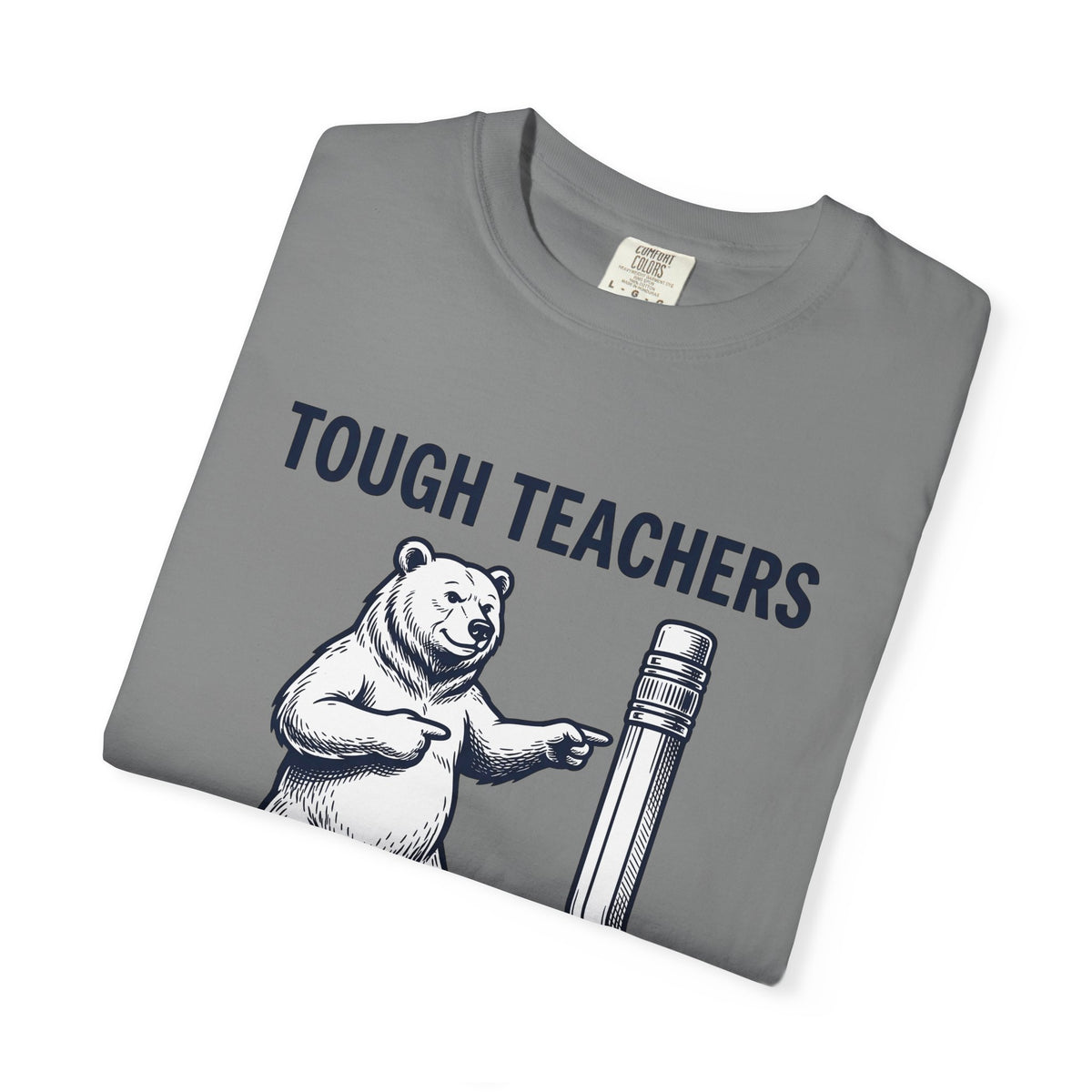 Bear Pen T-Shirt Teachers Wildlife Gift Women Sketch T-Shirt Pen Holder T-Shirt Educator Enthusiast Drawing Illustration Retro Classroom T-Shirt