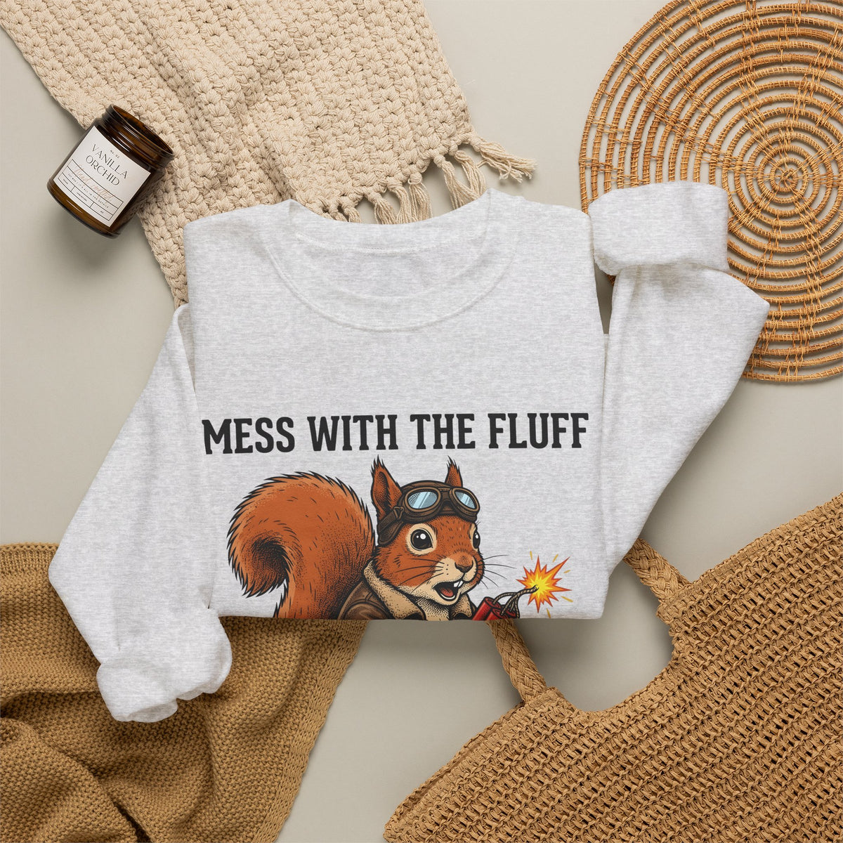 Chipmunk Flight Jacket Sweatshirt Funny Wildlife Gift Women Comic Sweatshirt Bomber Jacket Sweatshirt Humor Fan Cartoon Sweatshirt Animal Graphic Retro