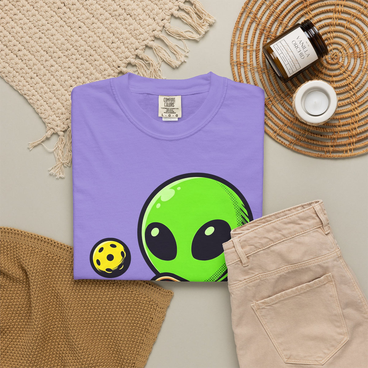 Alien Pickleball T-Shirt Pickleball Humor Gift Women Cute T-Shirt Alien Pickleball T-Shirt Pickleball Fan Kawaii T-Shirt Comedy Graphic Cartoon