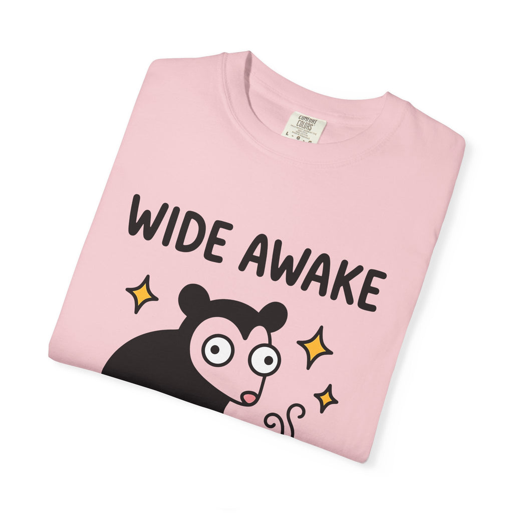Opossum Espresso T-Shirt Coffee Pet Gift Women Illustration T-Shirt Espresso T-Shirt Coffee Fan Animal Graphic Cat Design Line Art Twinkles T-Shirt
