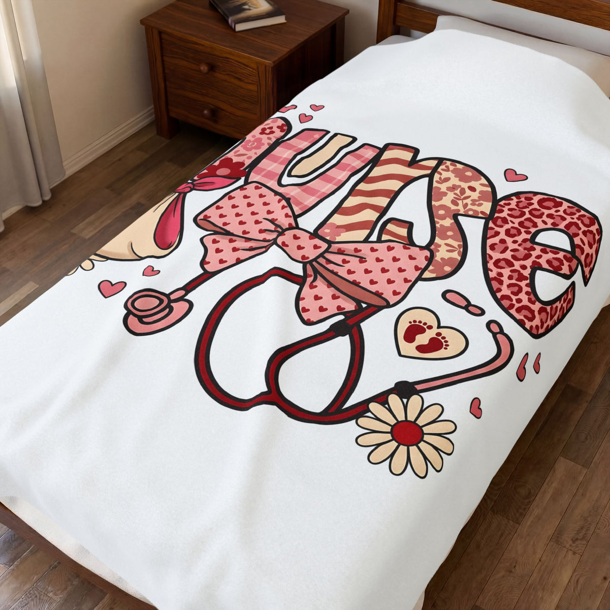 Nurse Nurses Healthcare Gift Adorable Nursing Nurse Fan Medical Staff Healthcare Blanket