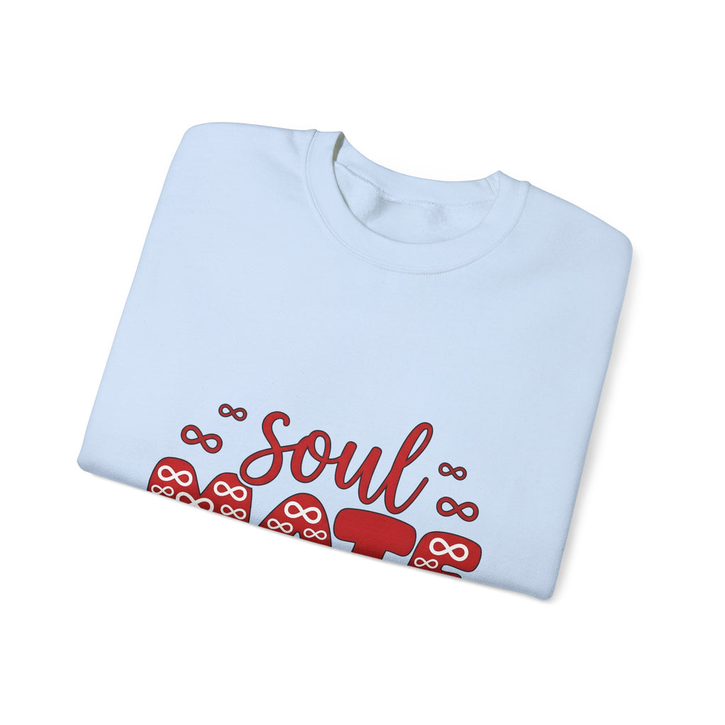 Soulmate Phrase Sweatshirt St. Valentine's Day Pairs Gift Women Cute Sweatshirt Soulmate Sweatshirt Valentine Fan Adorable Sweatshirt Couples Graphic Clean