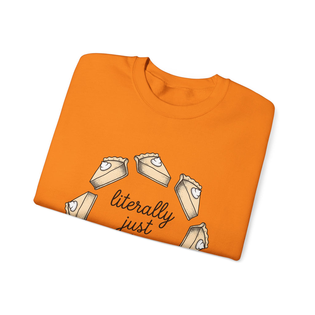Pie Pieces Holiday Cuisine Gift Sketch Pastry Christmas Fan Hand Drawn Food Retro Cream Sweatshirt