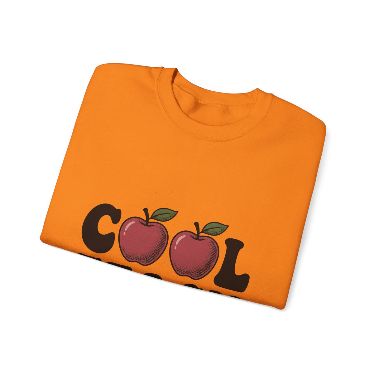Apple Illustration Sweatshirt Teacher Gratitude Gift Women Retro Sweatshirt Fruit Sweatshirt Educator Enthusiast Vintage Sweatshirt Appreciation Graphic