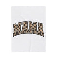 Checkered Varsity Letters Blanket Mama Baby Gift Women Powerful Blanket Varsity Jacket Blanket Mom Fan Bold Blanket Infant Graphic Old School Grid