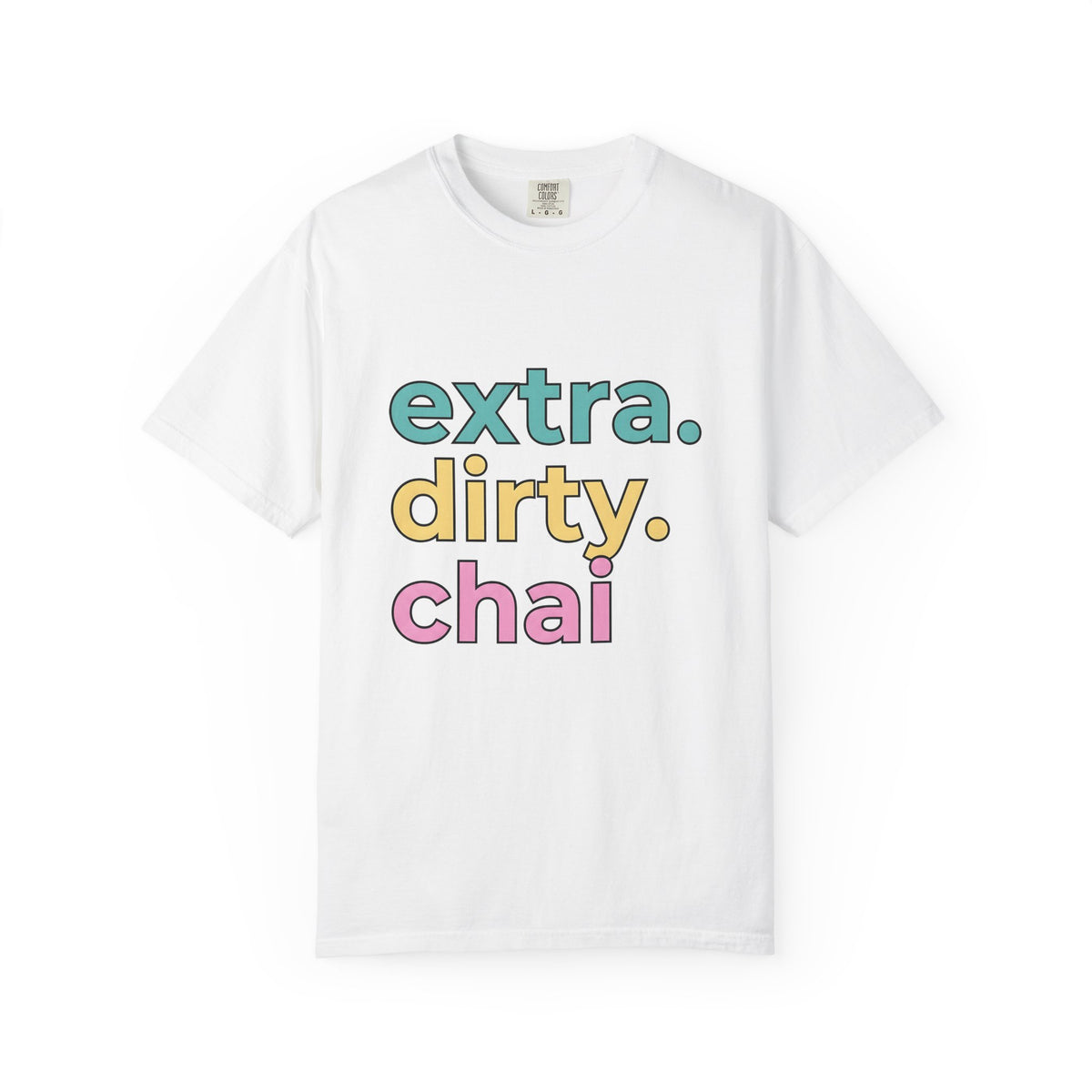 Loud Pastel Font T-Shirt Coffee Culinary Gift Women Quirky T-Shirt Bold Typography T-Shirt Coffee Fan Java Enthusiast Retro T-Shirt Food Graphic