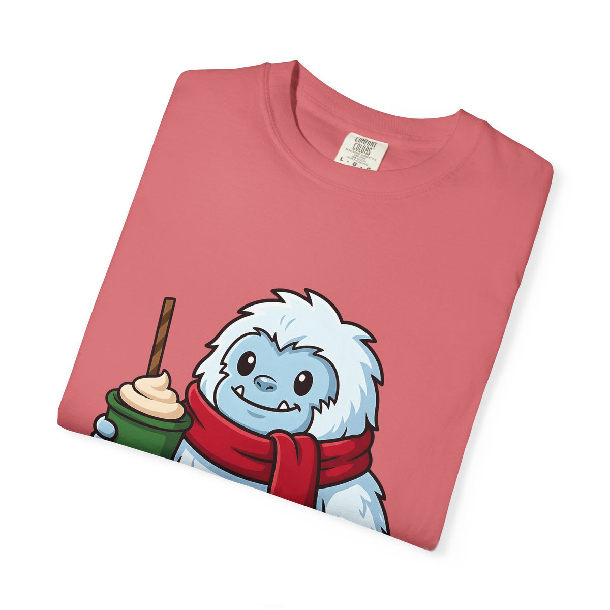 Abominable Snowman Christmas Holiday Gift Comic Yeti Xmas Fan Cartoon Holiday Chibi T-Shirt
