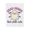 Spirit Illustration Blanket Funny Spooky Gift Women Cute Blanket Art Blanket Humor Fan Cartoon Blanket Horror Graphic Comic Flying Mammals Blanket