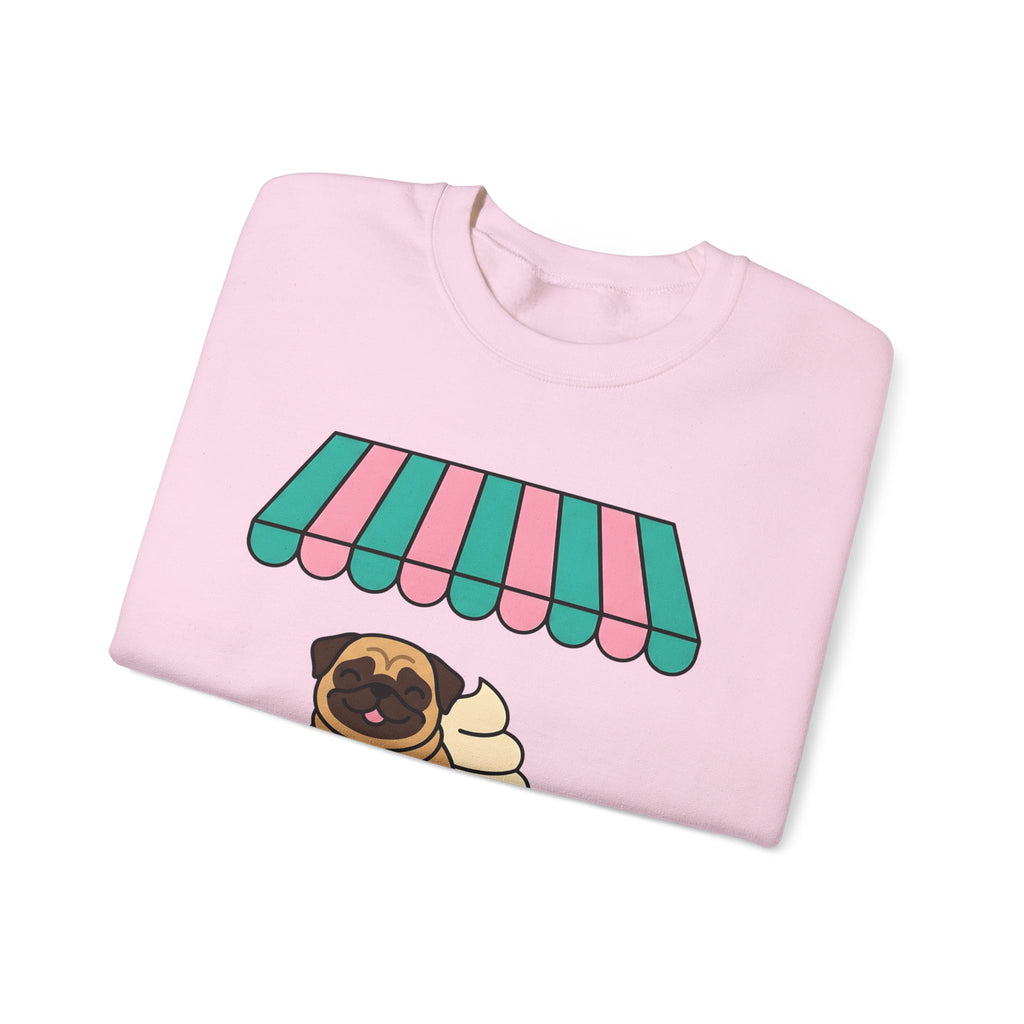 Pug Coffee Sweatshirt Sweatshirt Dog Java Gift Women Sweet Sweatshirt Coffee Sweatshirt Sweatshirt Dog Fan Coffee Sweatshirt Java Graphic Animation Bean Pile Sweatshirt