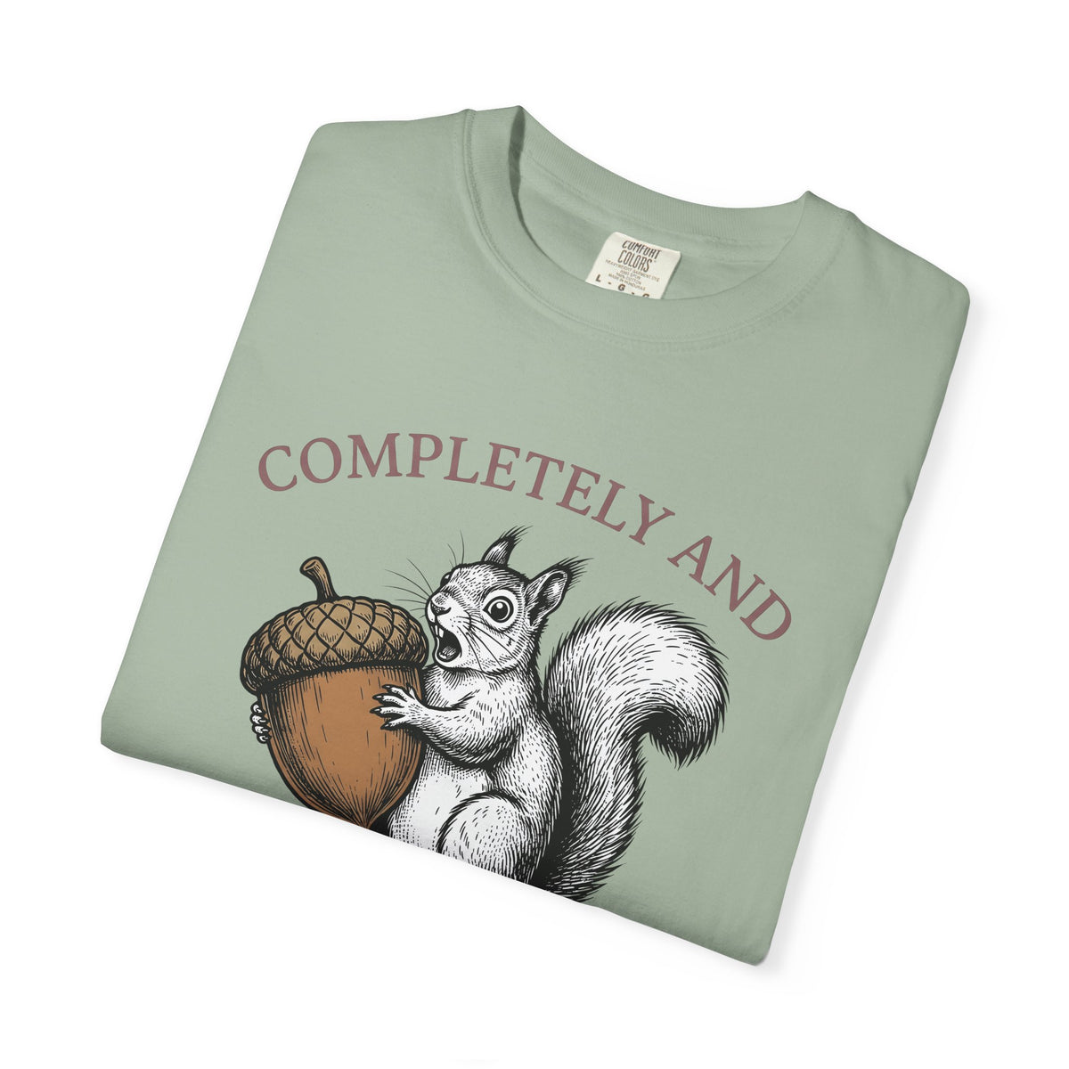 Chipmunk Nut T-Shirt Funny Pet Gift Women Sketch T-Shirt Acorn T-Shirt Humor Fan Squirrel Graphic Retro Comedy T-Shirt