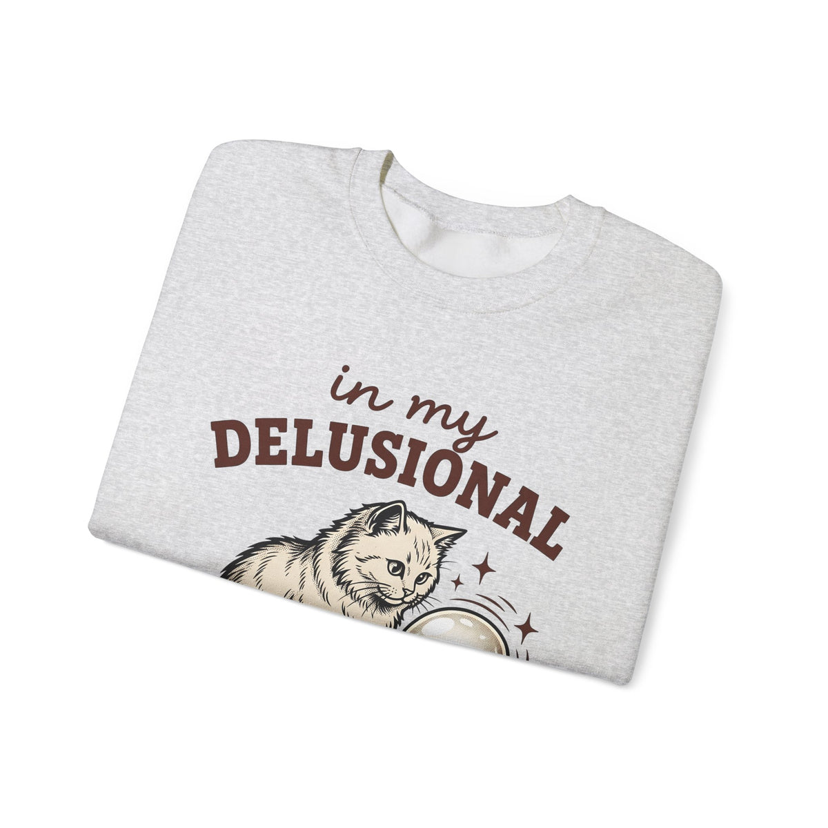 Magic Cat Sweatshirt Cat Occult Gift Women Rustic Sweatshirt Kitten Sweatshirt Cat Fan Feline Sweatshirt Mystical Graphic Old-Fashioned Globe Sweatshirt