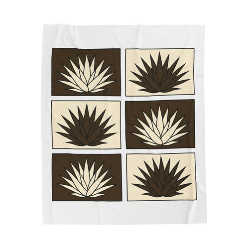 Aloe Plant Blanket Cowgirl Sand Gift Women Tribal Blanket Aloe Vera Blanket Rodeo Fan Primitive Blanket Dune Graphic Simple Southwest Blanket