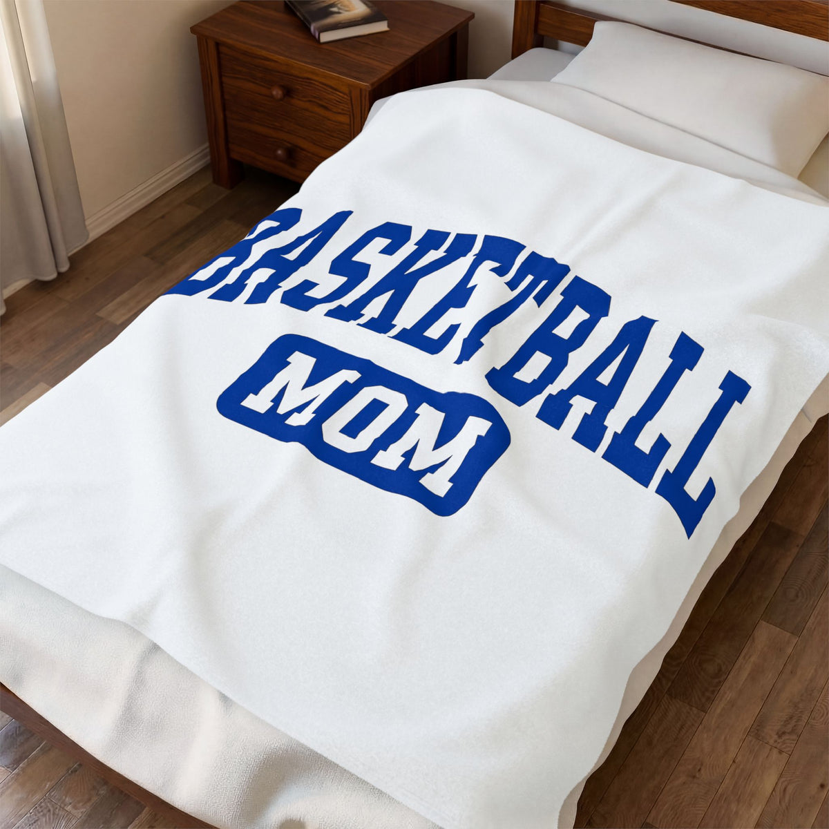 Active Mom Blanket Moms Court Gift Women Impactful Blanket Fitness Mom Blanket Mommy Enthusiast Inspirational Blanket Justice Graphic Old School