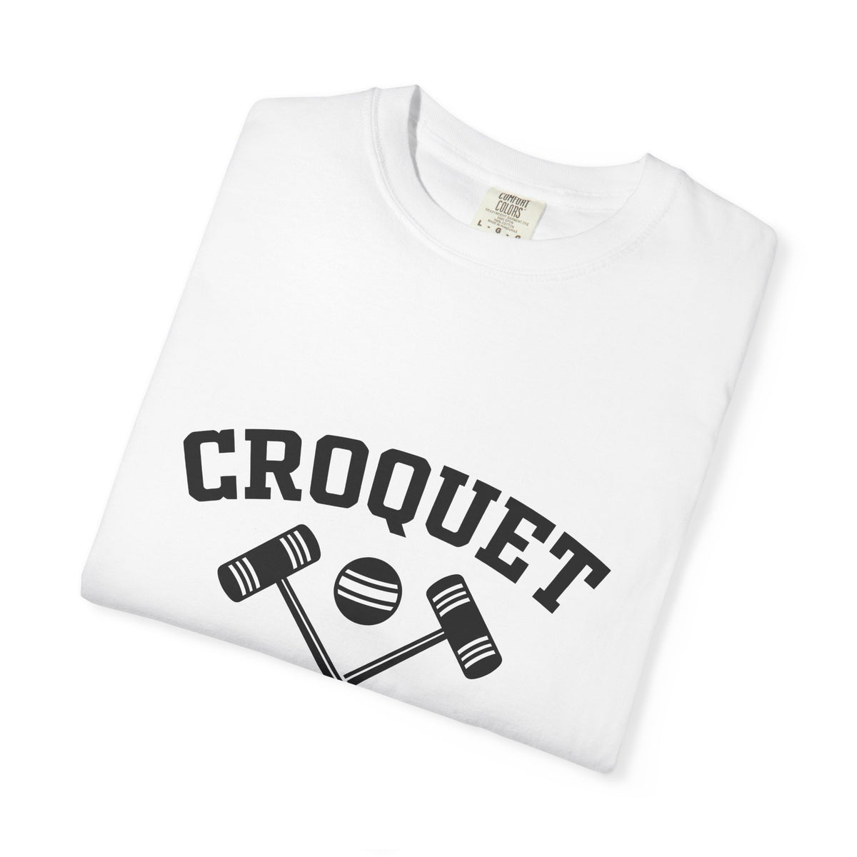 Croquet Mallets Croquet Game Gift Bold Mallet Croquet Fan Bold Sport Vintage Ball T-Shirt