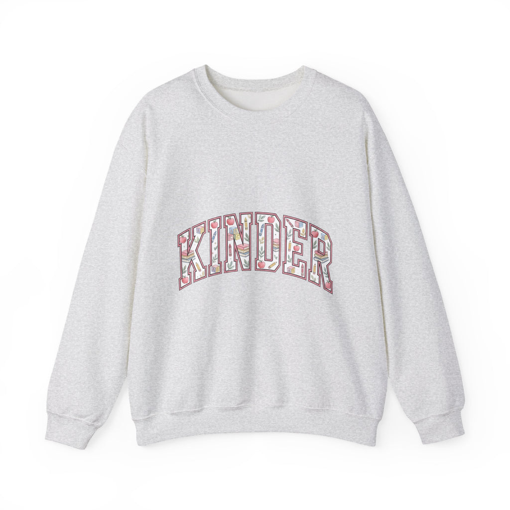 School Supplies Sweatshirt Teacher Learning Space Gift Women Cartoon Sweatshirt Stationery Sweatshirt Educator Enthusiast Comic Sweatshirt Classroom Design