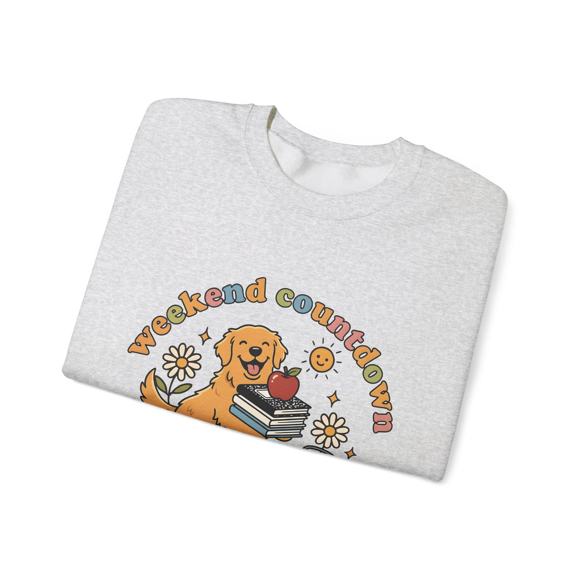 Golden Retriever Sweatshirt Teachers Education Gift Women Hand Drawn Sweatshirt Retriever Sweatshirt Educator Enthusiast Teacher Sweatshirt Learning Graphic