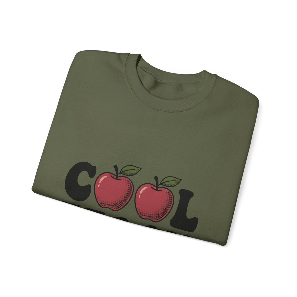 Apple Illustration Sweatshirt Teacher Gratitude Gift Women Retro Sweatshirt Fruit Sweatshirt Educator Enthusiast Vintage Sweatshirt Appreciation Graphic