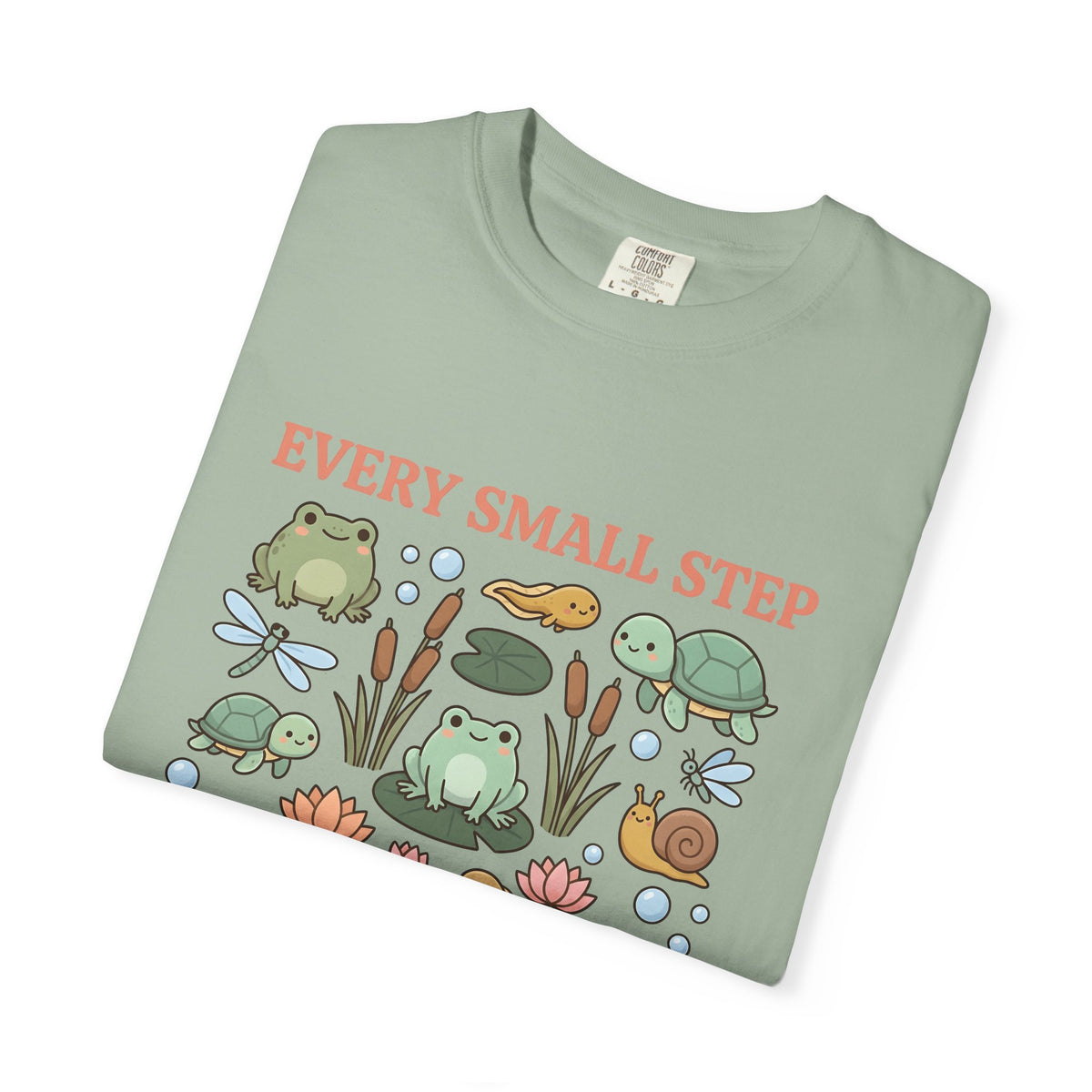 Frog Turtle Snail T-Shirt Motivation Nature Gift Women Cartoon T-Shirt Amphibian T-Shirt Inspirational Enthusiast Comic T-Shirt Environmental