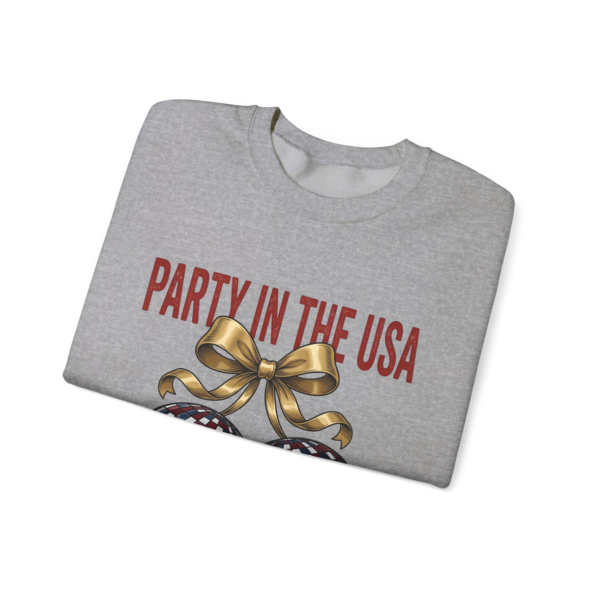 Disco Ball Sweatshirt America 4Th Of July Party Gift Women Vintage Sweatshirt Mirror Ball Sweatshirt Patriot Fan Retro Sweatshirt Vintage Graphic Party Design