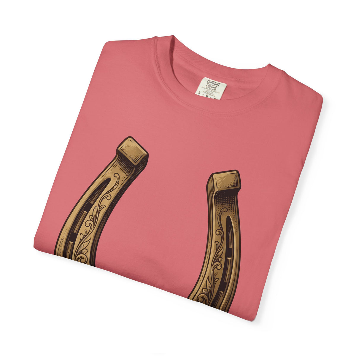 Horseshoe T-Shirt Cowgirl Farm Gift Women Cowboy T-Shirt Shoe T-Shirt Rodeo Fan Western T-Shirt Ranch Graphic Retro Flower T-Shirt