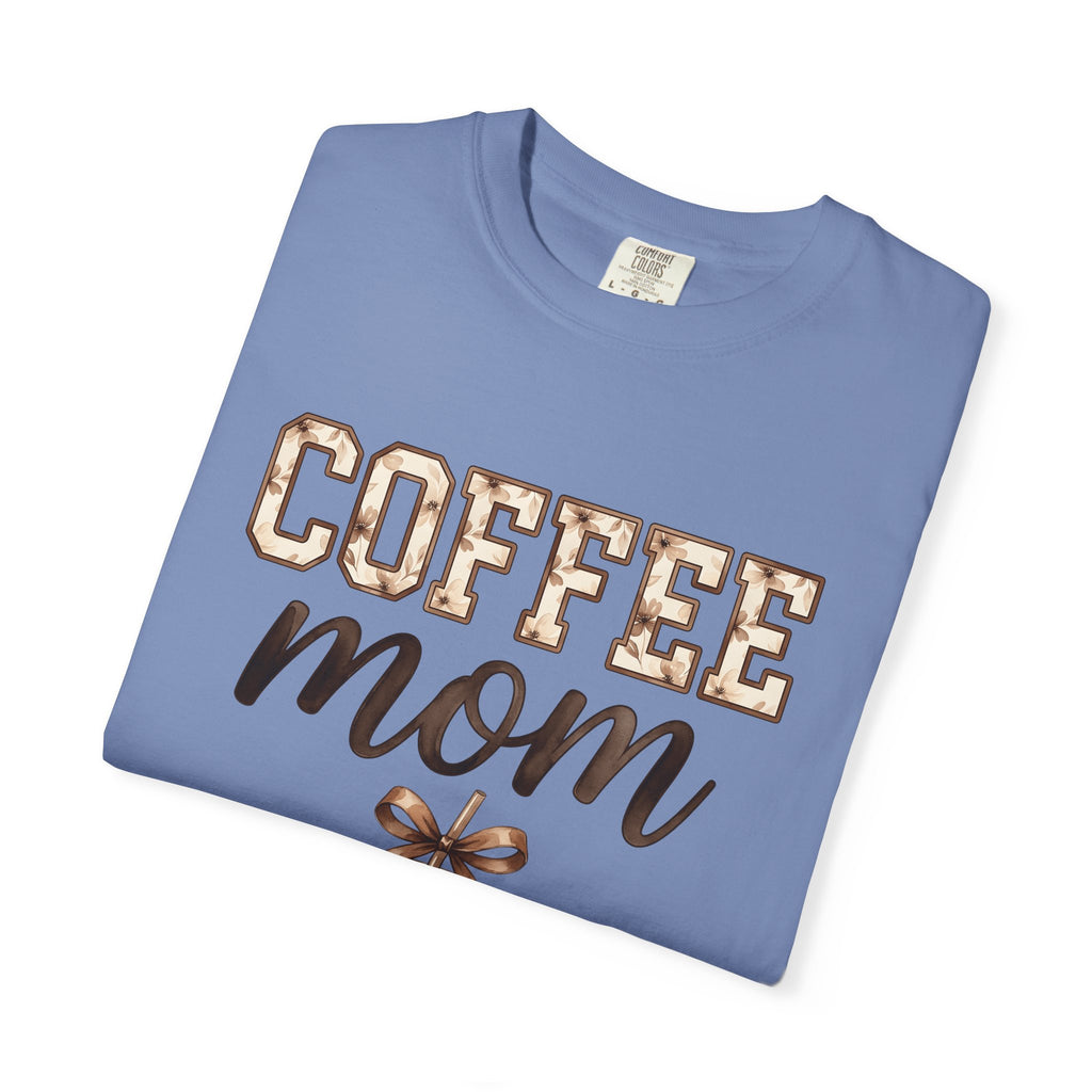 Iced Latte Cup T-Shirt Moms Café Gift Women Painted T-Shirt Coffee Cup T-Shirt Mom Fan Hand Painted T-Shirt Coffee Shop Graphic Classic Sash T-Shirt