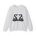 Rattlesnake Pair Sweatshirt Cowgirl Animal Gift Women Bold Sweatshirt Rattler Sweatshirt Rodeo Fan Graphic Design Illustration Western Mirrored Design