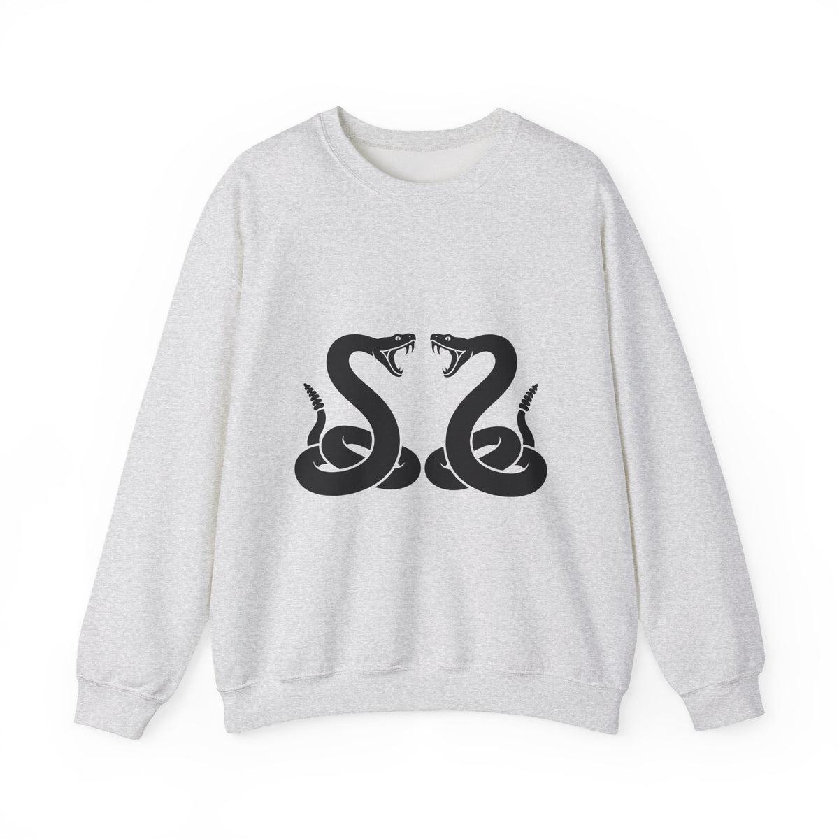 Rattlesnake Pair Sweatshirt Cowgirl Animal Gift Women Bold Sweatshirt Rattler Sweatshirt Rodeo Fan Graphic Design Illustration Western Mirrored Design