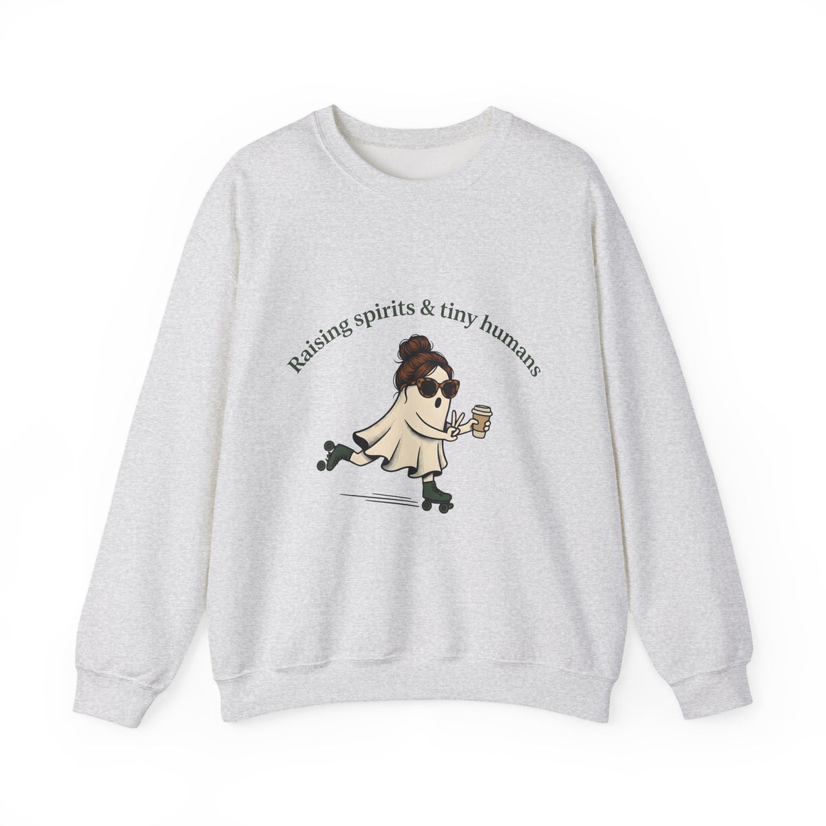 Phantom Mom Sweatshirt Moms Holiday Gift Women Anime Sweatshirt Ghost Mom Sweatshirt Mom Fan Mother Sweatshirt Christmas Graphic Classic Cup Sweatshirt