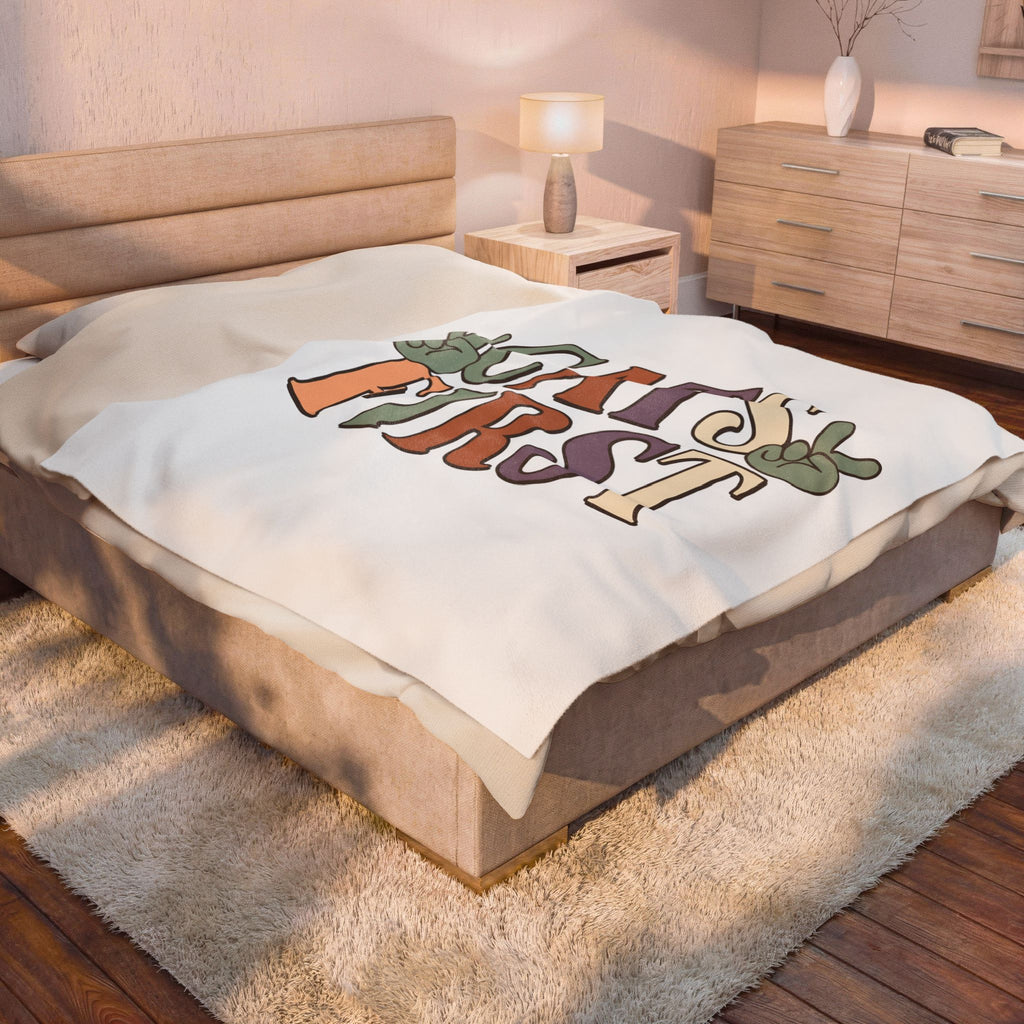 Peace Symbol Design Blanket Cat Animal Gift Women Vintage Blanket Peace Sign Blanket Cat Fan Feline Blanket Creature Graphic Sketch Hand Gesture