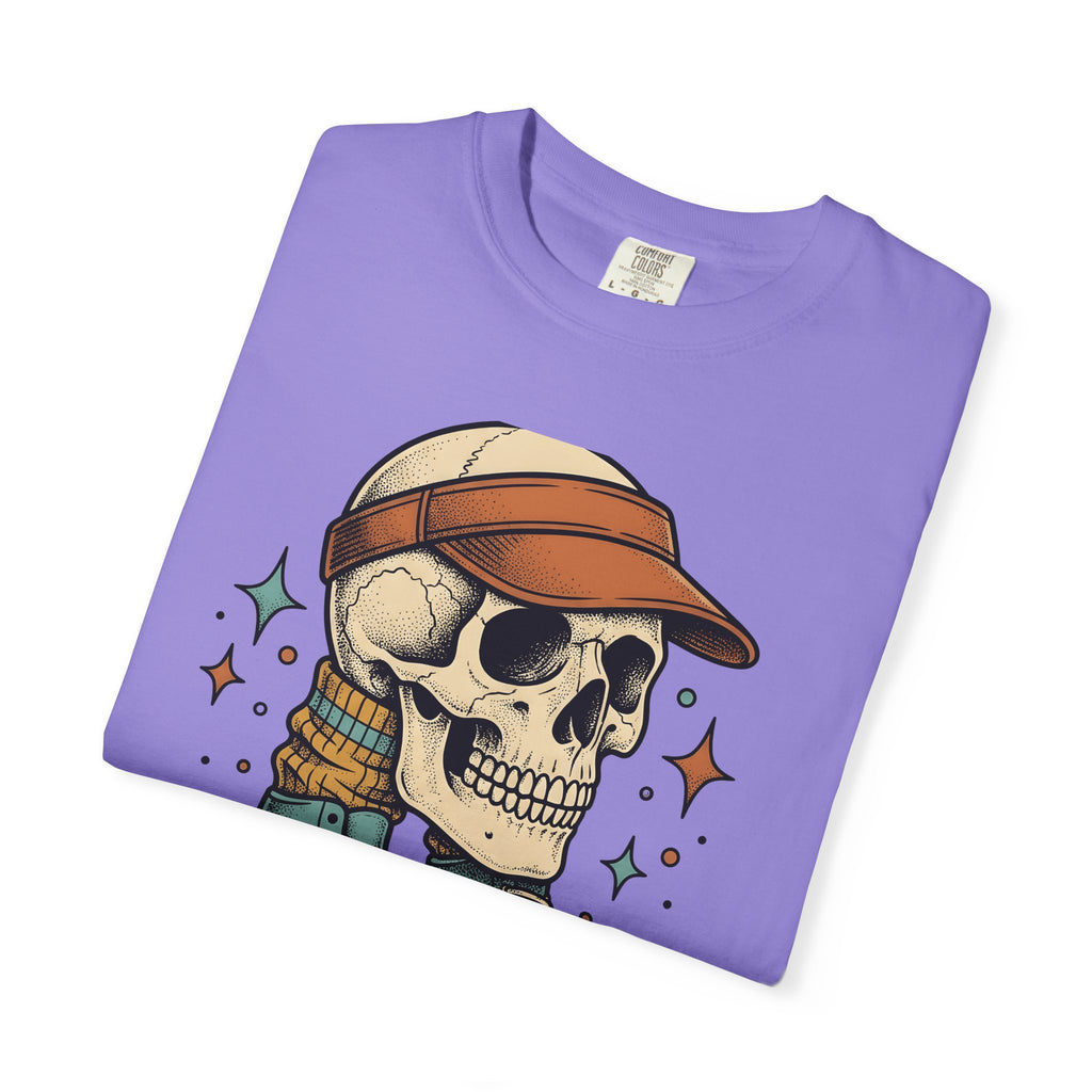 Skull Quad Skates Halloween Wheels Gift Line Roller Skates Horror Fan Wheels T-Shirt