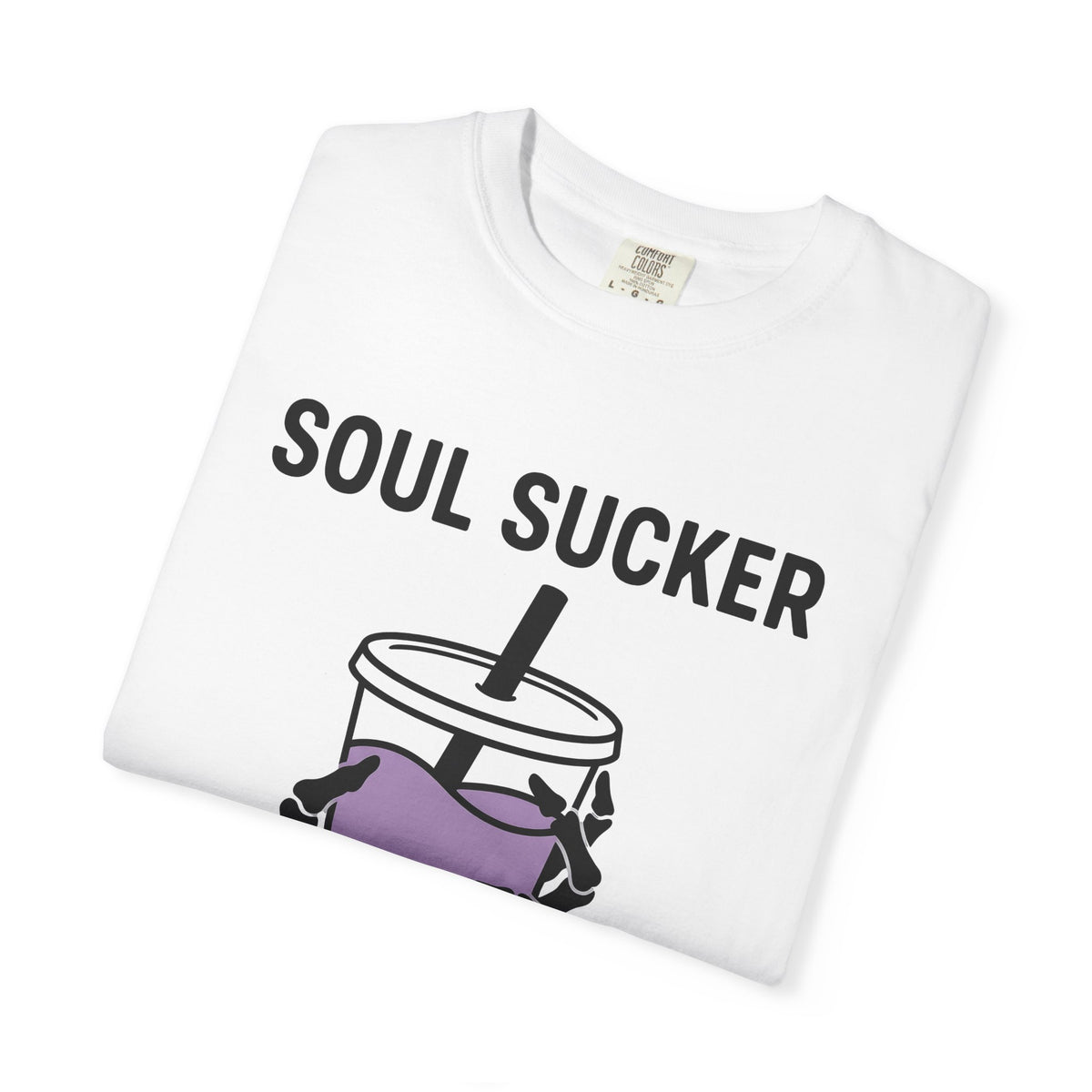 Skeleton Claw Tea T-Shirt Drinks Dark Gift Women Modern Print T-Shirt Bone Tea T-Shirt Beverage Fan Graphic Design Illustration Comic Skull T-Shirt