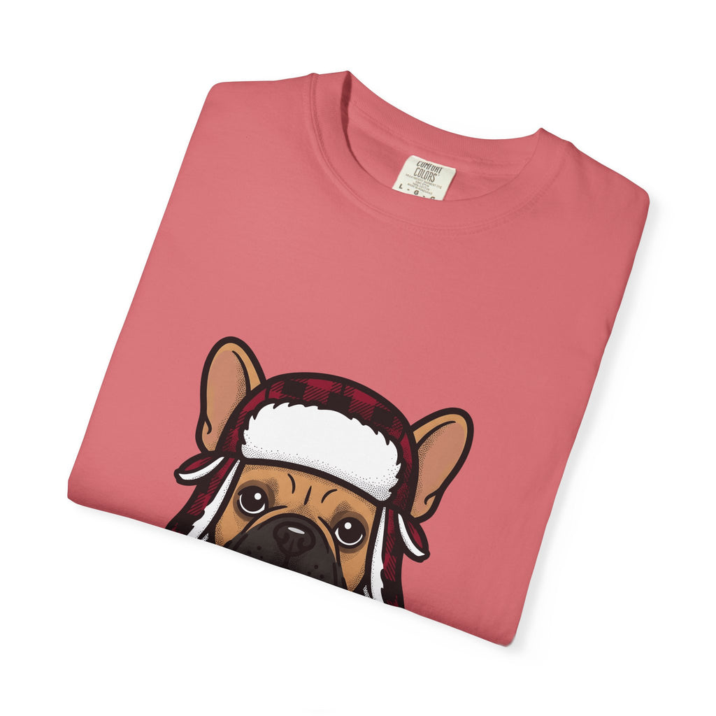 French Bulldog T-Shirt Dog Dogs Gift Women Line Art T-Shirt Bulldog T-Shirt Dog Fan Puppy Graphic Illustration Drawing Sketch Winter Hat T-Shirt