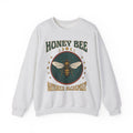Honey Bee Sweatshirt Boho Chic Nature Gift Women Vintage Sweatshirt Bee Sweatshirt Bohemian Fan Distressed Graphic Illustration Retro Stars Sweatshirt