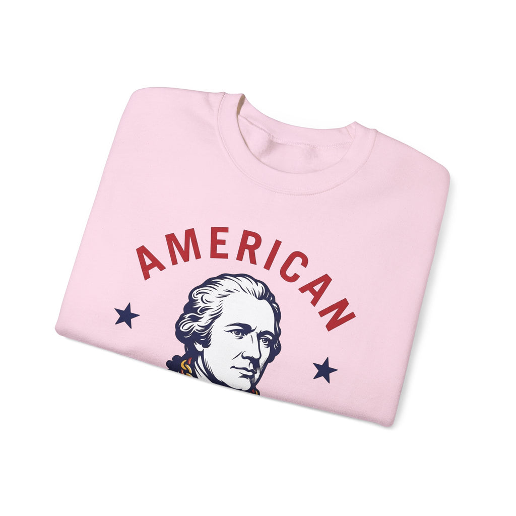 Founding Father Illustration Sweatshirt America Heritage Gift Women Traditional Sweatshirt Patriot Sweatshirt American Fan Historical Sweatshirt Heritage