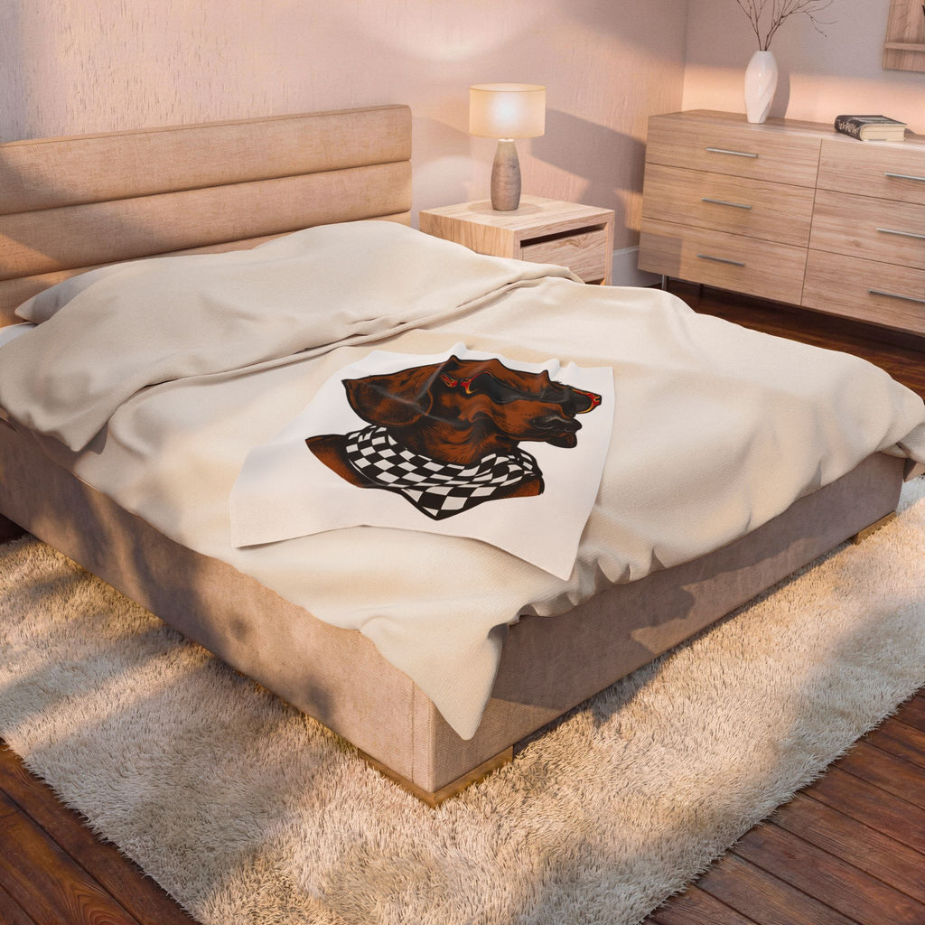Dachshund Hound Blanket Dog Creatures Gift Women Traditional Tattoo Blanket Wiener Dog Blanket Dog Fan Sailor Blanket Beast Graphic Classic Sun