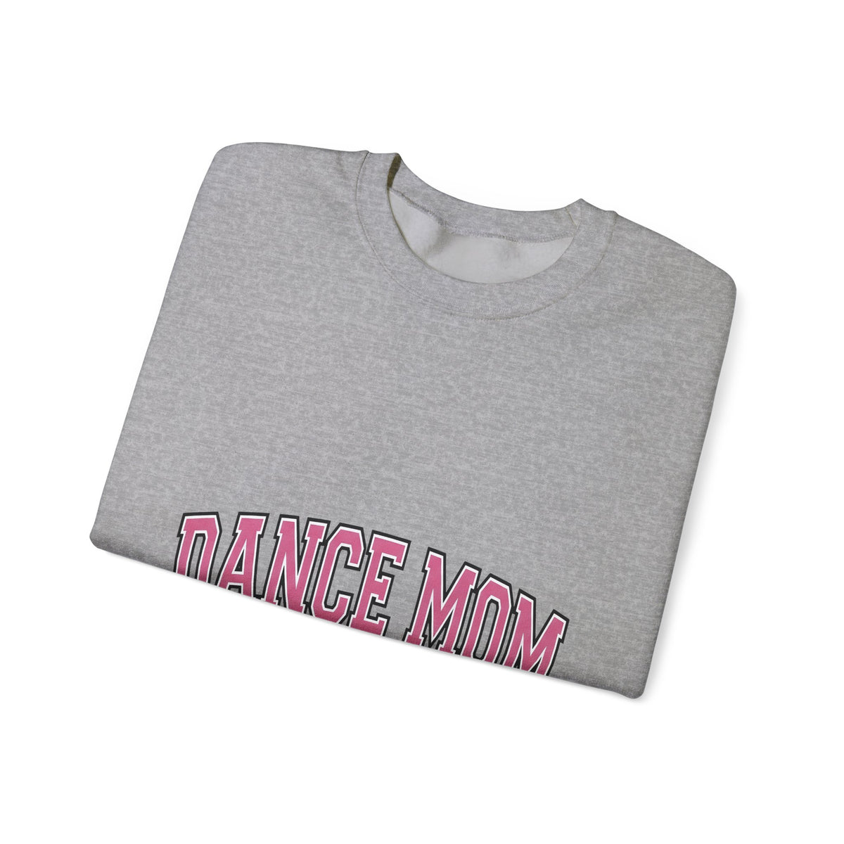 Varsity Font Sweatshirt Mom Ballet Gift Women Heavy Sweatshirt Lettering Sweatshirt Mother Fan Bold Sweatshirt Pointe Graphic Classic Rounded Shape Sweatshirt