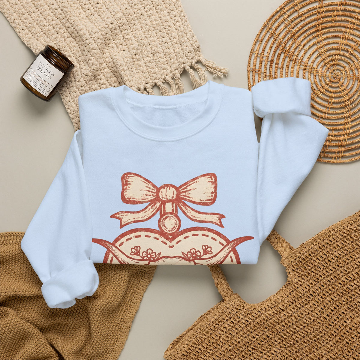 Steer Skull Cowgirl Hippie Gift Retro Bull Skull Rodeo Fan Vintage Bohemian Farmhouse Love Sweatshirt