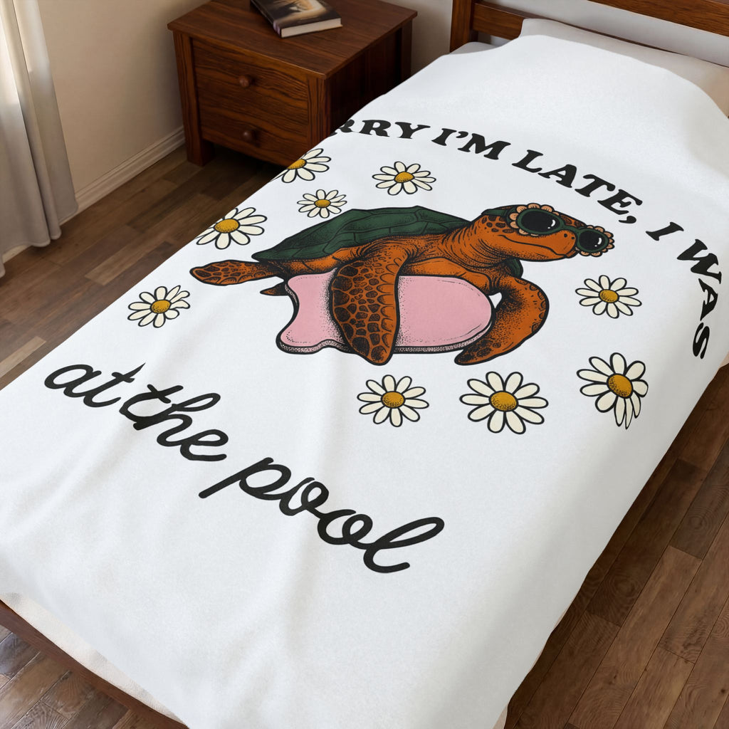 Turtle Swimming Ring Blanket Sports & Activities Holiday Gift Women Nostalgic Blanket Inflatable Ring Blanket Athlete Fan Retro Blanket Vacation