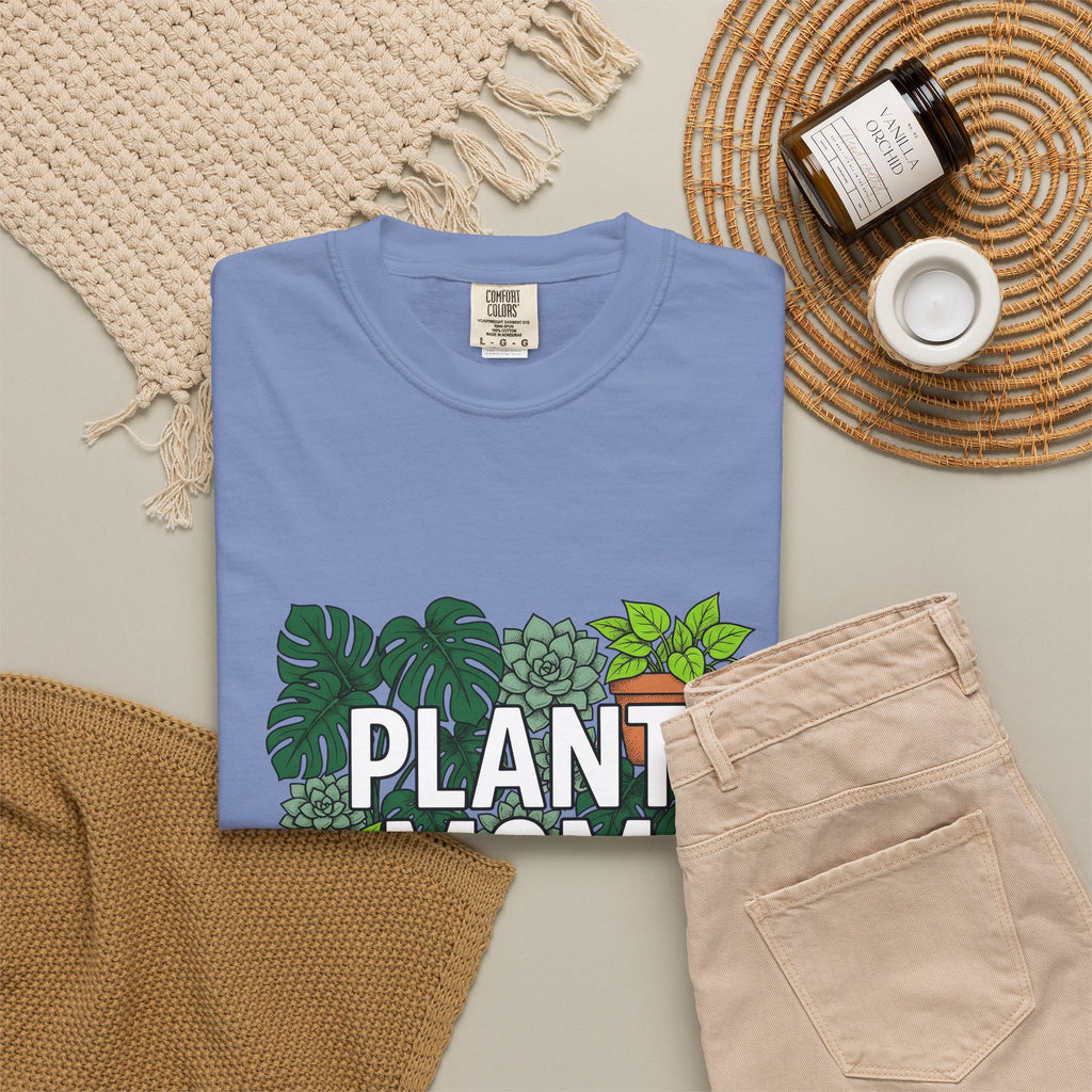 Indoor Plants T-Shirt Plant Mom Garden Gift Women Modern T-Shirt Houseplants T-Shirt Plant Lady Enthusiast Contemporary T-Shirt Gardening Graphic