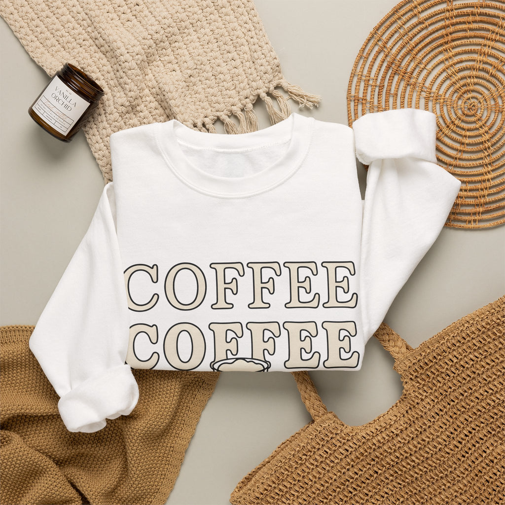 Espresso Cup Sweatshirt Coffee Kitchen Gift Women Modern Sweatshirt Coffee Sweatshirt Sweatshirt Coffee Fan Coffee Cup Sweatshirt Kitchen Design Classic Layered Cups