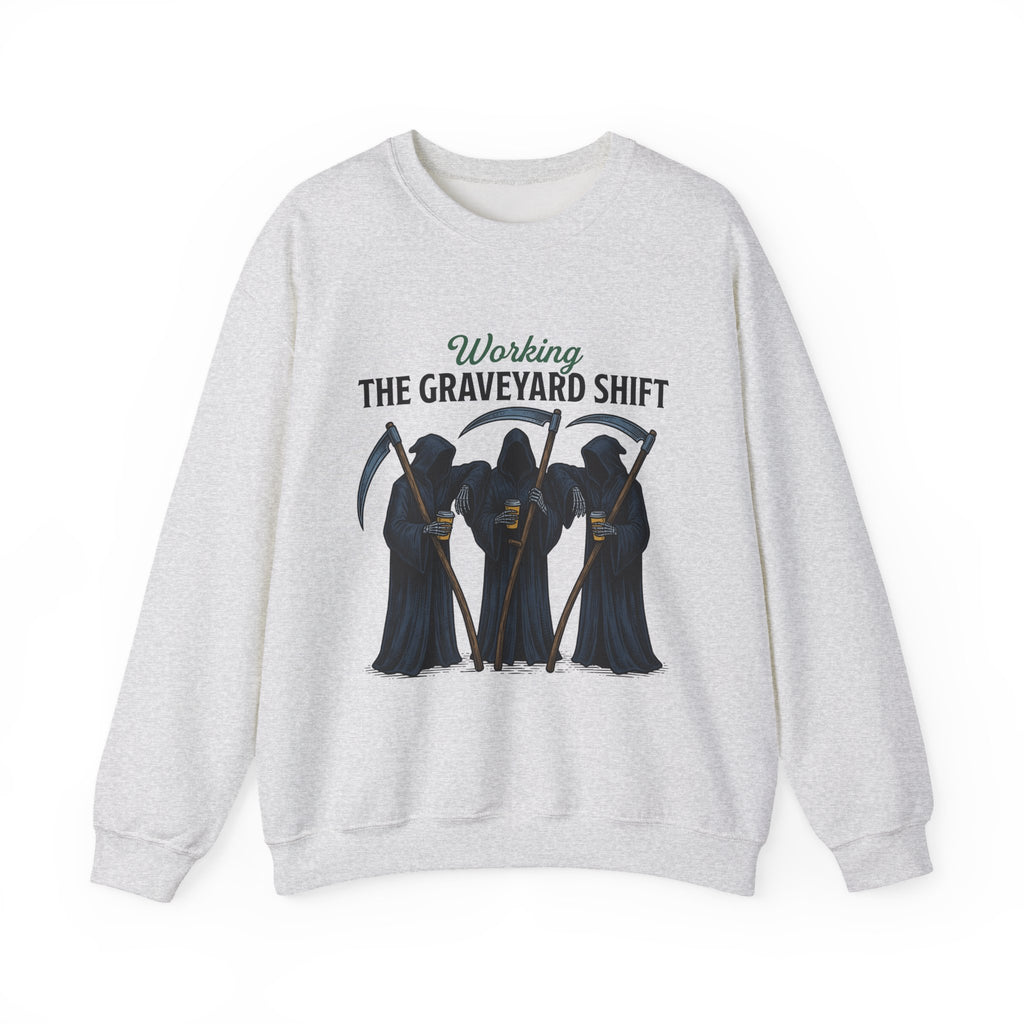 Reaper Trio Sweatshirt Halloween Macabre Gift Women Old School Sweatshirt Grim Reaper Sweatshirt Horror Fan Dark Art Sweatshirt Morbid Graphic Doodle Cup