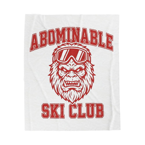 Abominable Snowman Face Blanket Christmas Cold Gift Women Strong Blanket Yeti Blanket Xmas Fan Vintage Blanket Frosty Graphic Antique Snow Goggles