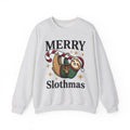 Sloth Festive Cane Sweatshirt Christmas Critter Gift Women Doodle Sweatshirt Sloth Sweatshirt Xmas Fan Hand Drawn Sweatshirt Creature Graphic Nostalgic Box