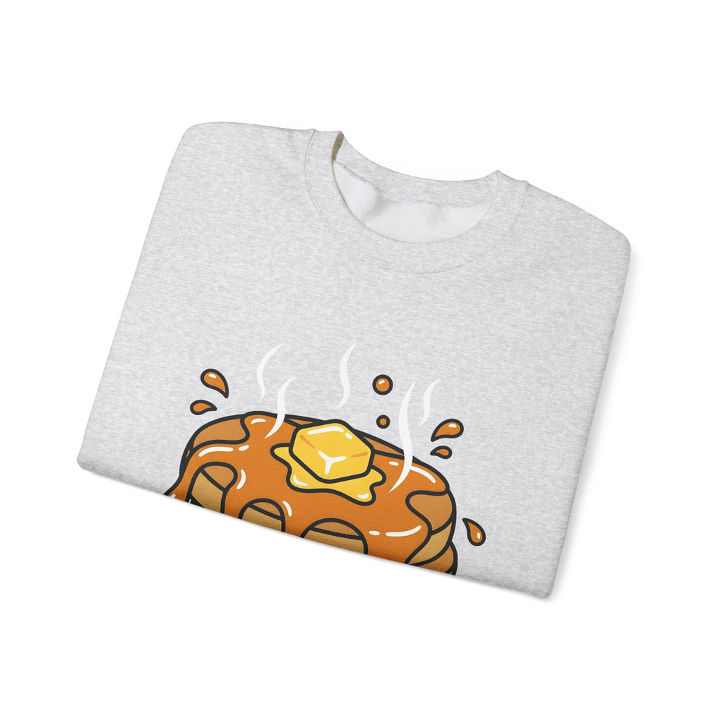Pancake Stack Desserts Breakfast Gift Cartoon Pancakes Sweets Fan Cartoony Morning Bold Syrup Sweatshirt